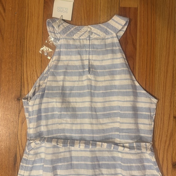 Sigrid Olsen Dutch Striped Midi Dress - Picture 7 of 8